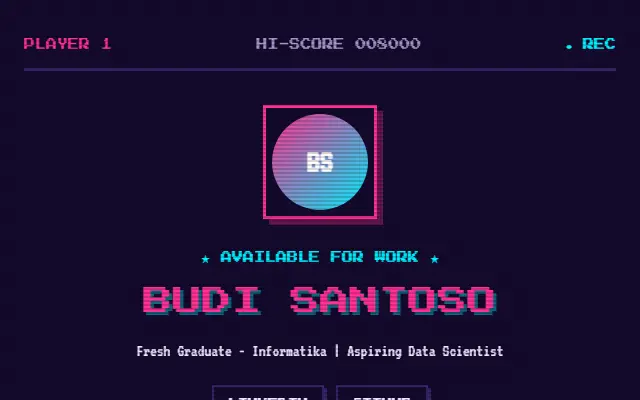 Template portofolio Arcade