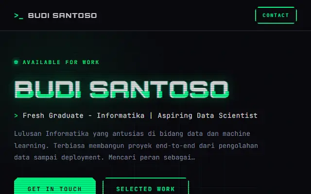 Template portofolio Cypher