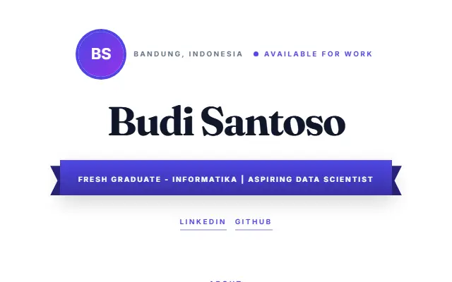 Template portofolio Lipat