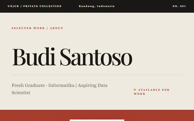 Template portofolio Museum