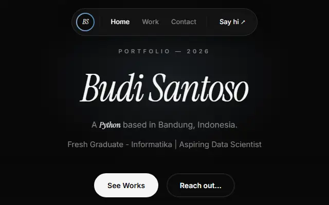Template portofolio Onyx