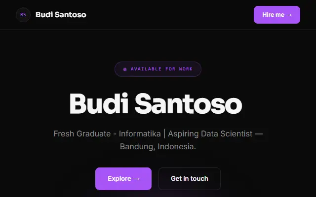 Template portofolio Sculpt
